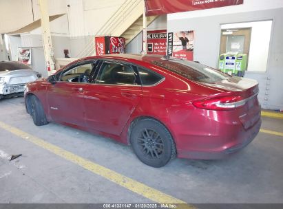 2018 FORD FUSION HYBRID SE Red  Hybrid 3FA6P0LU7JR274694 photo #4