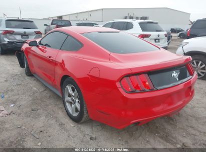 2016 FORD MUSTANG V6 Red  Gasoline 1FA6P8AM6G5278474 photo #4