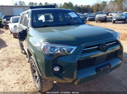 2021 TOYOTA 4RUNNER TRAIL SPECIAL EDITION Green  Gasoline JTEBU5JR0M5967381 photo #1