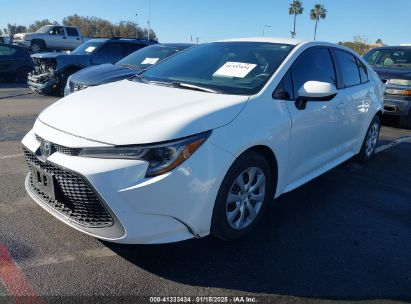 2021 TOYOTA COROLLA LE White  Gasoline 5YFEPMAEXMP217988 photo #3