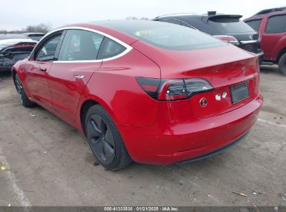 2020 TESLA MODEL 3 STANDARD RANGE PLUS REAR-WHEEL DRIVE/STANDARD RANGE REAR-WHEEL DRIVE Red  Electric 5YJ3E1EA4LF703614 photo #4