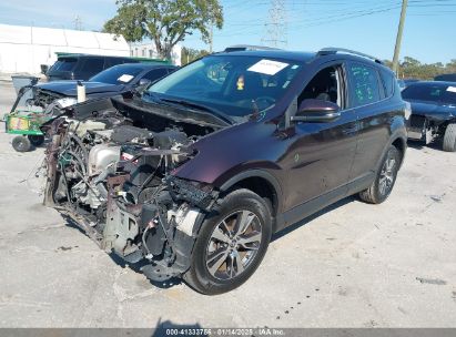 2018 TOYOTA RAV4 ADVENTURE/XLE Purple  Gasoline 2T3RFREV2JW840776 photo #3