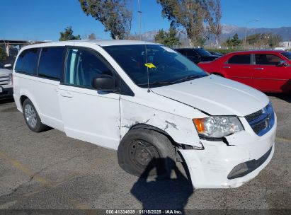 2018 DODGE GRAND CARAVAN SE White  Flexible Fuel 2C4RDGBG9JR151120 photo #1