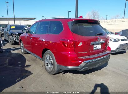 2020 NISSAN PATHFINDER SV 2WD Red  Gasoline 5N1DR2BN7LC636134 photo #4