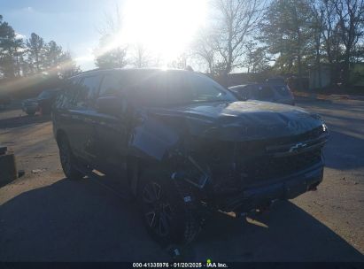 2022 CHEVROLET TAHOE 4WD Z71 Gray  Gasoline 1GNSKPKD3NR277652 photo #1