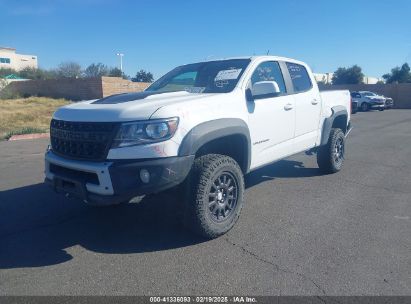 2022 CHEVROLET COLORADO 4WD  SHORT BOX ZR2 White  Gasoline 1GCGTEEN3N1262605 photo #3