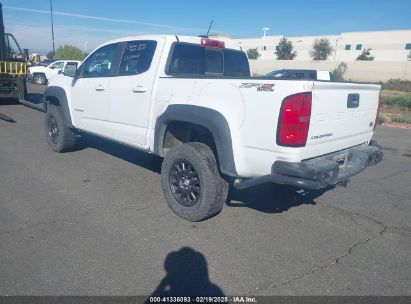 2022 CHEVROLET COLORADO 4WD  SHORT BOX ZR2 White  Gasoline 1GCGTEEN3N1262605 photo #4