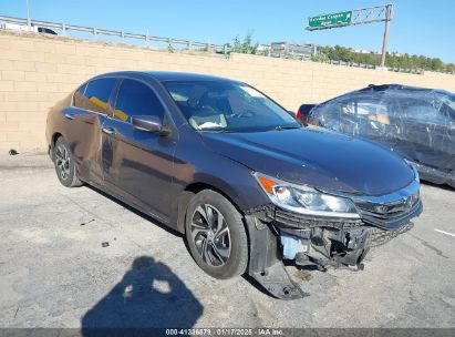 2017 HONDA ACCORD LX Black  Gasoline 1HGCR2F39HA276071 photo #1