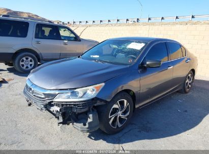 2017 HONDA ACCORD LX Black  Gasoline 1HGCR2F39HA276071 photo #3