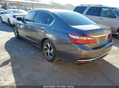 2017 HONDA ACCORD LX Black  Gasoline 1HGCR2F39HA276071 photo #4