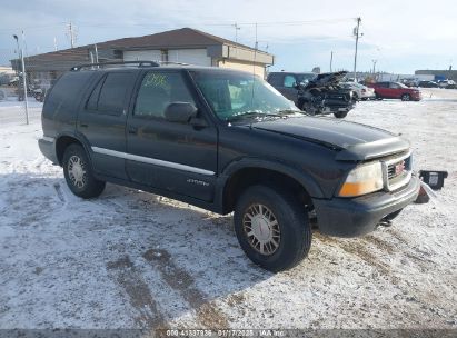 1999 GMC JIMMY SLE Black  Gasoline 1GKDT13W5X2520020 photo #1