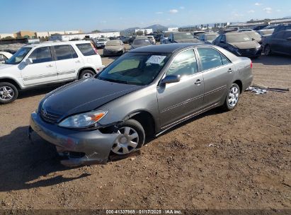 2002 TOYOTA CAMRY LE Gray  Gasoline JTDBE32K920112924 photo #3