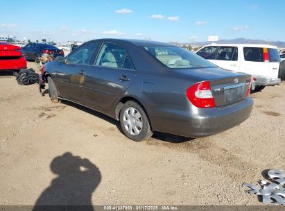 2002 TOYOTA CAMRY LE Gray  Gasoline JTDBE32K920112924 photo #4