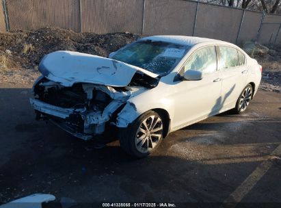 2013 HONDA ACCORD SPORT White  Gasoline 1HGCR2F54DA092426 photo #3