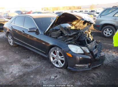 2012 MERCEDES-BENZ E 350 4MATIC Black  Gasoline WDDHF8JB6CA570461 photo #1