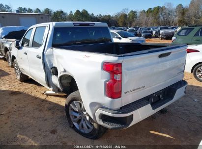 2023 CHEVROLET SILVERADO 1500 4WD  SHORT BED CUSTOM White  Gasoline 3GCPDBEK9PG148856 photo #4