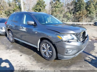 2019 NISSAN PATHFINDER S Gray  Gasoline 5N1DR2MN7KC640020 photo #1