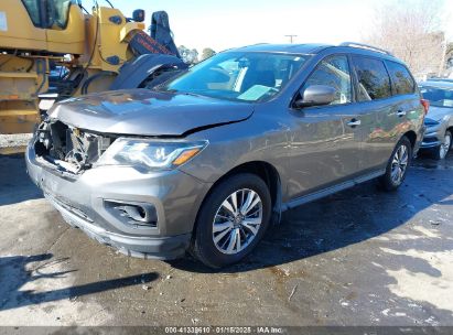 2019 NISSAN PATHFINDER S Gray  Gasoline 5N1DR2MN7KC640020 photo #3