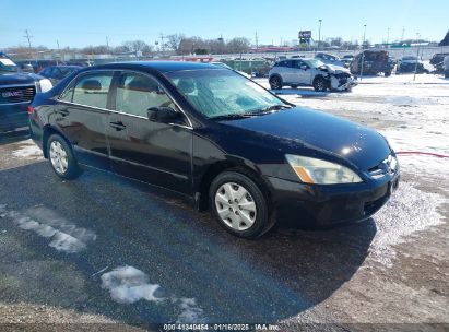 2004 HONDA ACCORD 2.4 LX Black  Gasoline 3HGCM56354G703807 photo #1