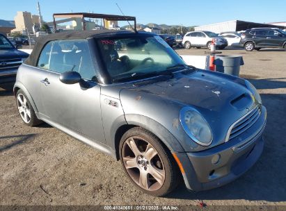 2005 MINI COOPER S Gray  Gasoline WMWRH33405TF80405 photo #1