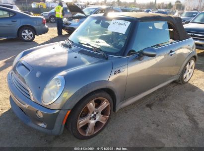 2005 MINI COOPER S Gray  Gasoline WMWRH33405TF80405 photo #3