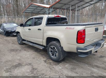 2021 CHEVROLET COLORADO Beige  Gasoline 1GCGSDEN5M1295956 photo #4