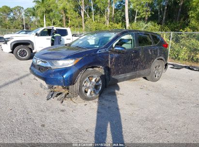 2017 HONDA CR-V EX-L/EX-L NAVI Dark Blue  Gasoline 7FARW1H87HE019734 photo #3