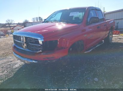 2007 DODGE RAM 1500 SLT/TRX4 OFF ROAD/SPORT Red  Gasoline 1D7HU18217S101510 photo #3