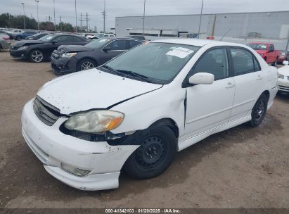 2003 TOYOTA COROLLA S White  Gasoline 1NXBR32E43Z161579 photo #3