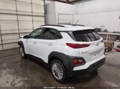 2019 HYUNDAI KONA SEL White  Gasoline KM8K2CAA7KU192455 photo #4