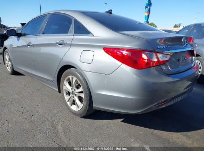 2013 HYUNDAI SONATA LIMITED Gray  Gasoline 5NPEC4AC2DH651040 photo #4