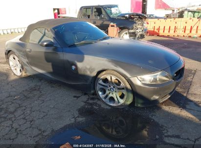 2004 BMW Z4 2.5I Black  Gasoline 4USBT33544LS51157 photo #1