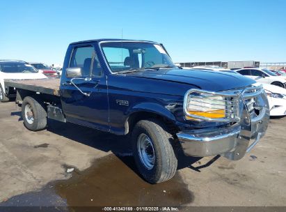 1996 FORD F250 Dark Blue  Gasoline 2FTHF25H1TCA71880 photo #1