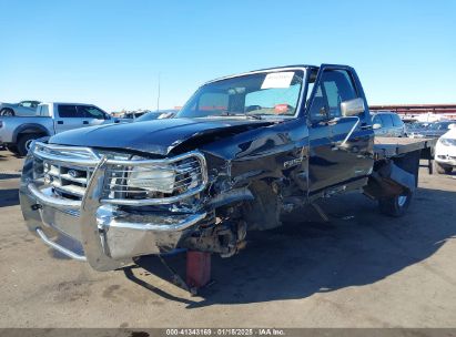 1996 FORD F250 Dark Blue  Gasoline 2FTHF25H1TCA71880 photo #3