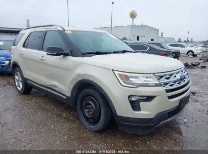 2018 FORD EXPLORER XLT Cream  Gasoline 1FM5K7D80JGC84887 photo #1