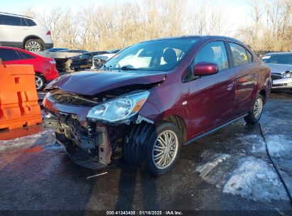 2019 MITSUBISHI MIRAGE G4 ES Purple  Gasoline ML32F3FJ9KHF01469 photo #3