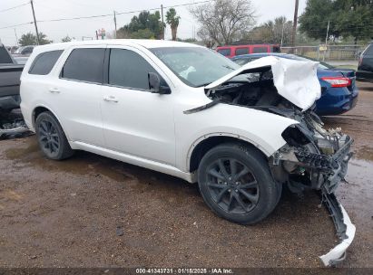 2018 DODGE DURANGO SXT RWD White  Flexible Fuel 1C4RDHAG8JC114365 photo #1