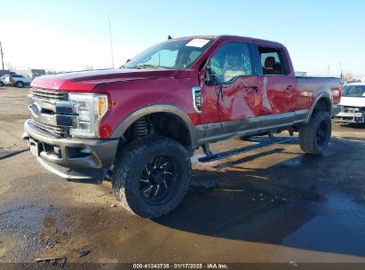 2019 FORD F250 SUPER DUTY Red  Diesel 1FT7W2BT2KEE97090 photo #3