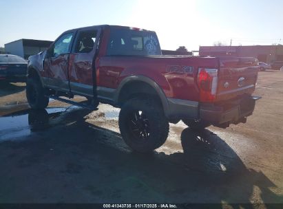 2019 FORD F250 SUPER DUTY Red  Diesel 1FT7W2BT2KEE97090 photo #4