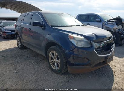 2016 CHEVROLET EQUINOX LS Blue  Gasoline 2GNALBEK7G1135354 photo #1