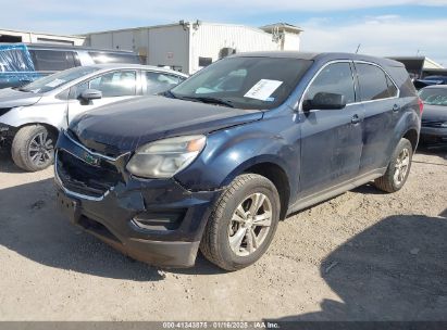 2016 CHEVROLET EQUINOX LS Blue  Gasoline 2GNALBEK7G1135354 photo #3