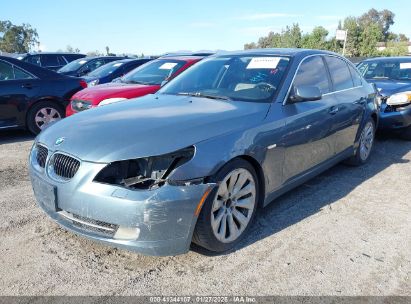 2010 BMW 528I Silver  Gasoline WBANU5C59AC126594 photo #3