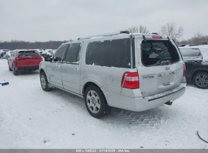 2014 FORD EXPEDITION EL LIMITED Silver  Flexible Fuel 1FMJK2A57EEF36258 photo #4