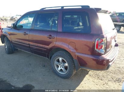 2007 HONDA PILOT EX-L Gray  Gasoline 2HKYF18677H524713 photo #4