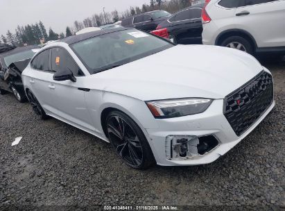 2023 AUDI S5 SPORTBACK PRESTIGE TFSI QUATTRO TIPTRONIC White  Gasoline WAUB4CF50PA071055 photo #1