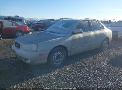 2001 HYUNDAI ELANTRA GLS Tan  Gasoline 1GCEK19M7WE149190 photo #3