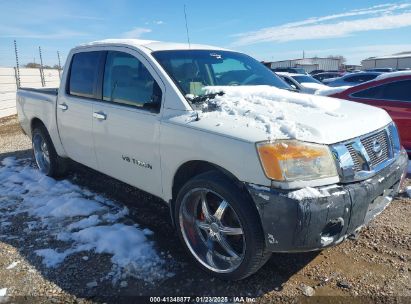 2009 NISSAN TITAN XE White  Flexible Fuel 1N6BA07D89N306682 photo #1