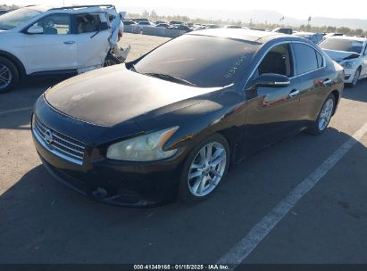 2011 NISSAN MAXIMA 3.5 SV Black  Gasoline 1N4AA5AP1BC812912 photo #3