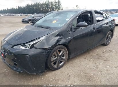 2020 TOYOTA PRIUS XLE Black  Hybrid JTDKARFU9L3116109 photo #3