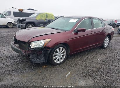 2010 HONDA ACCORD 2.4 LX Maroon  Gasoline 1HGCP2F3XAA020064 photo #3